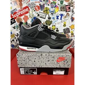 Size 10.5 - Air Jordan 4 Retro Bred Reimagined 100% Authentic